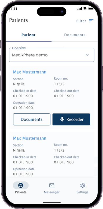 Intelligente Priorisierung - Screen 1